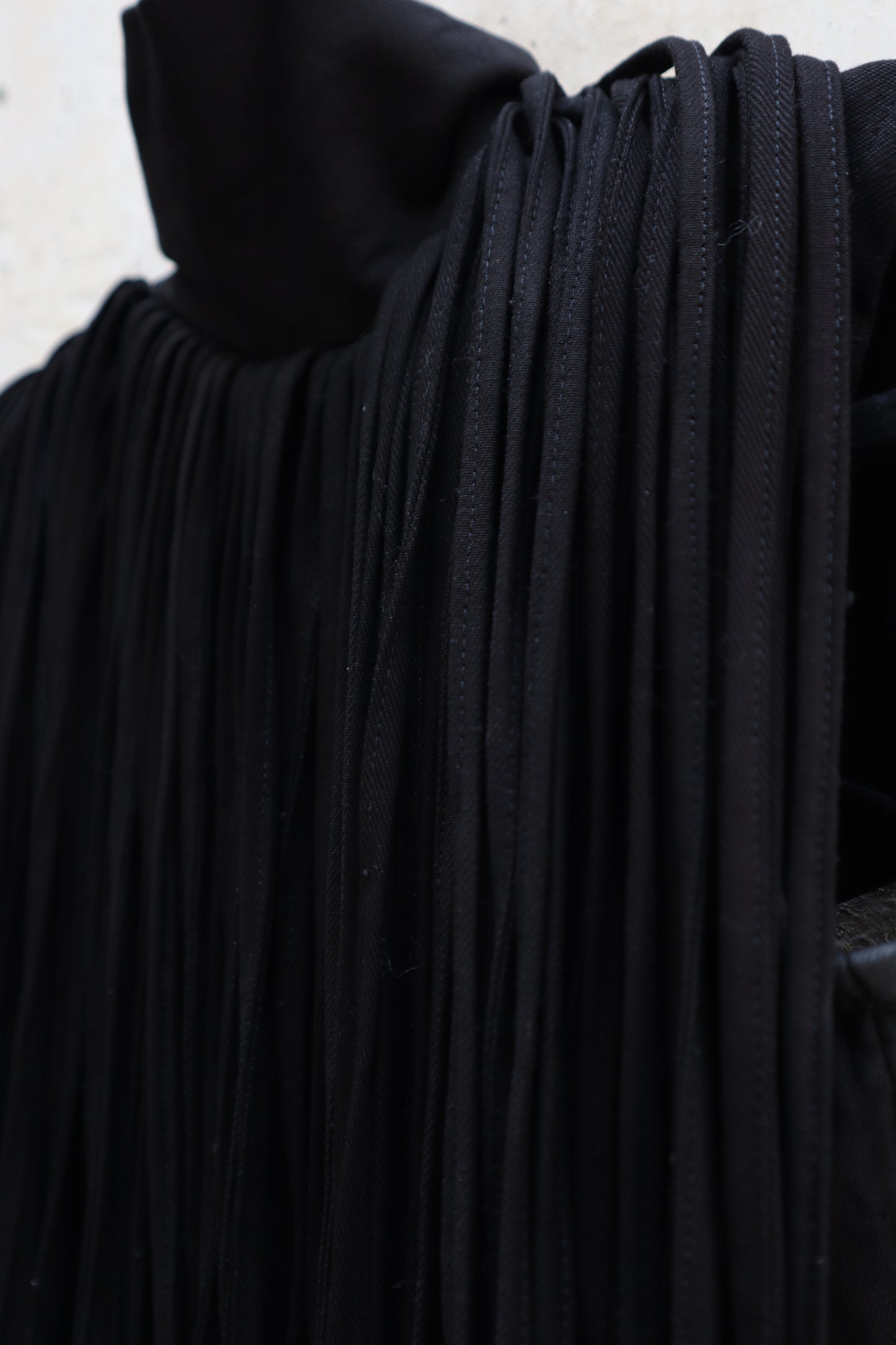 Maison Isabel Maciel hanging straps denim bolero, featured in lookbook.