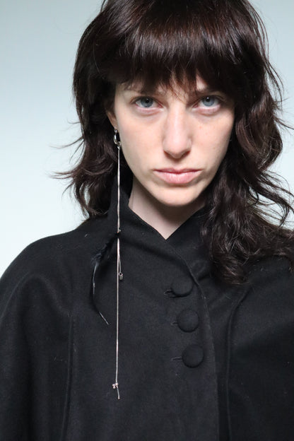 Maison Isabel Maciel extended sleeve wool coat, featured in lookbook.