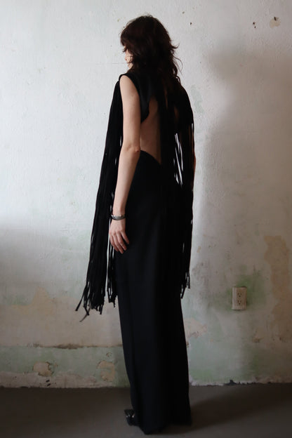 Maison Isabel Maciel hanging straps denim bolero, featured in lookbook.