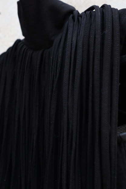 Maison Isabel Maciel hanging straps denim bolero, featured in lookbook.