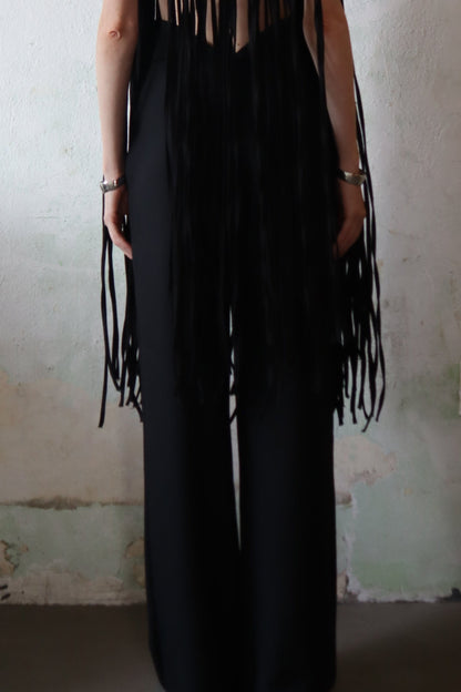 Maison Isabel Maciel- High waisted v cut pants, featured in lookbook.