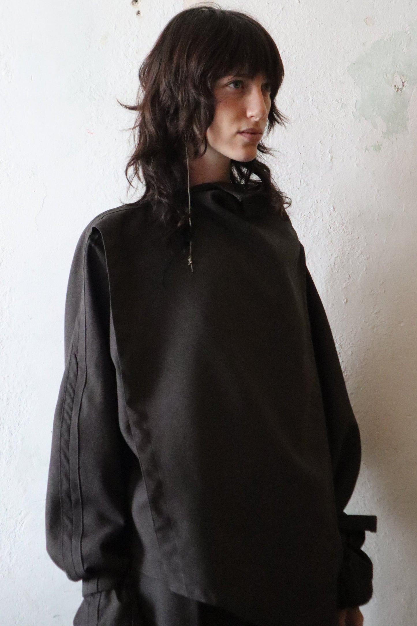 Maison Isabel Maciel oversized extended sleeve suit, featured in lookbook.