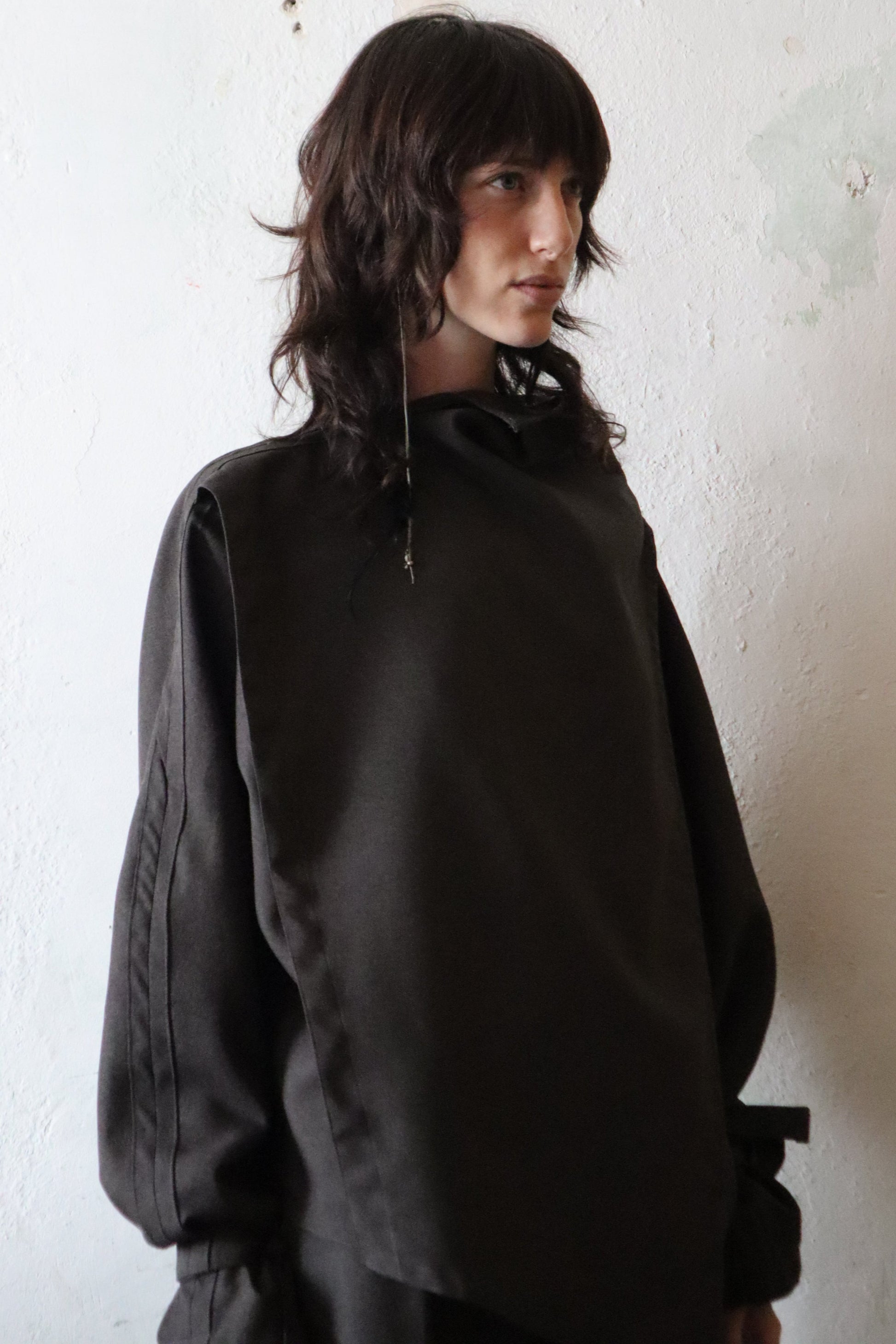 Maison Isabel Maciel oversized extended sleeve suit, featured in lookbook.