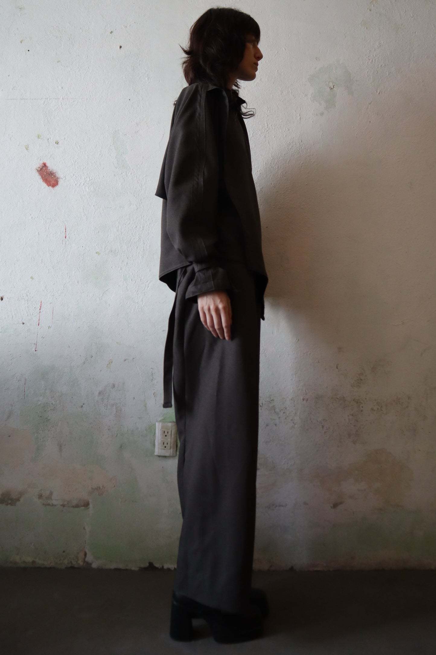 Maison Isabel Maciel oversized extended sleeve suit, featured in lookbook.