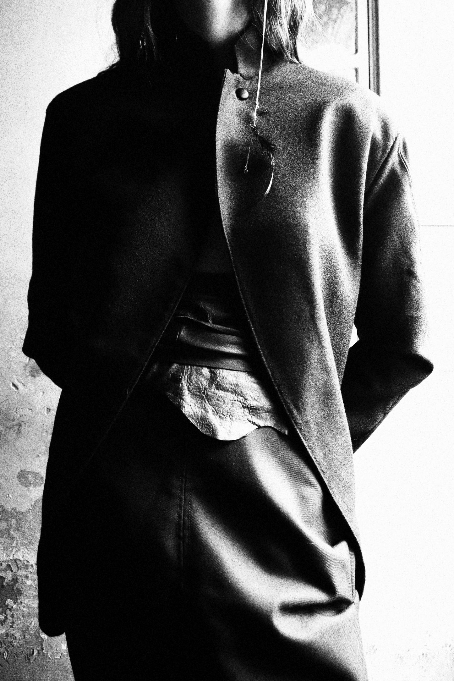 Maison Isabel Maciel horse leather waist wrap corset belt, featured in lookbook.